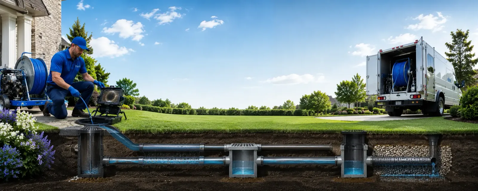 Outdoor drain cleaning information for Braddock, PA